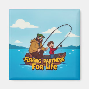 Fishing Partners for Life Magnet