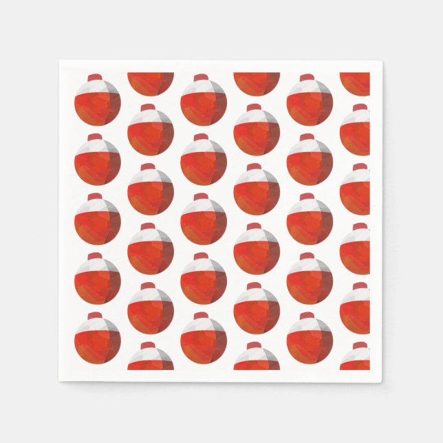 Fishing Party Paper Plates Napkin (Front)