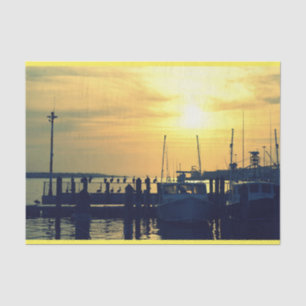 Fishing Pier Tissue Paper