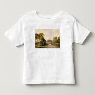 Fishing: Playing a Fish (oil on canvas) Toddler T-Shirt