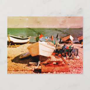 Fishing port of Yport in France Postcard