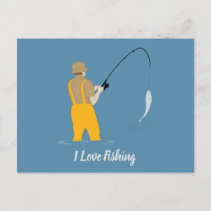 Fishing Postcard