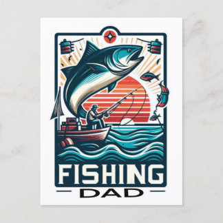 Fishing poster, card