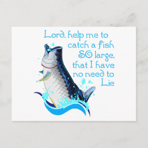 Fishing Prayer Postcard