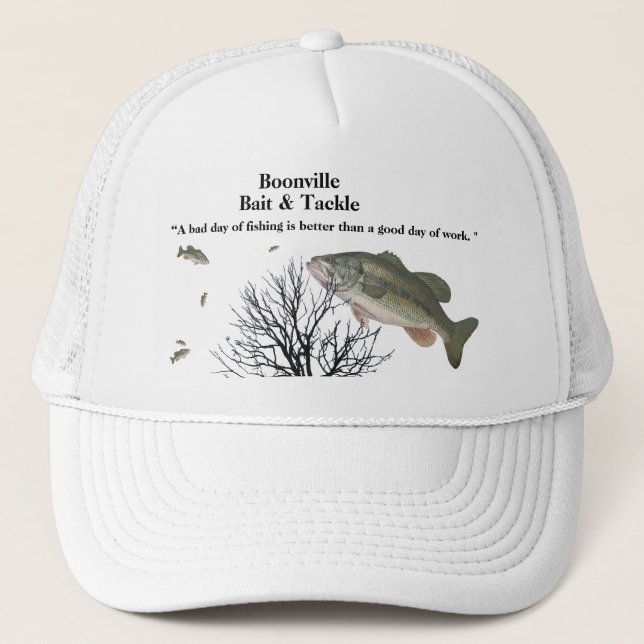 FISHING QUOTE TRUCKER HAT (Front)
