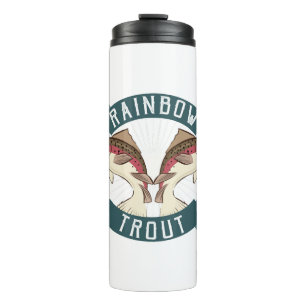 fishing rainbow trout thermal tumbler