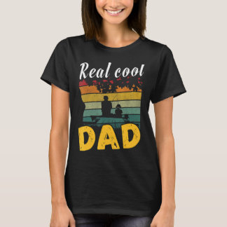 Fishing Real Cool Dad Fishing Mens Fishing T-Shirt