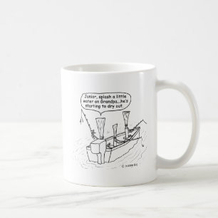 Fishing Reeds Coffee Mug