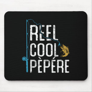 Fishing Reel Cool Pepere Father’s Day Gift Fisherm Mouse Mat
