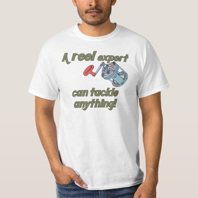 Fishing Reel Expert T-Shirt (Front)