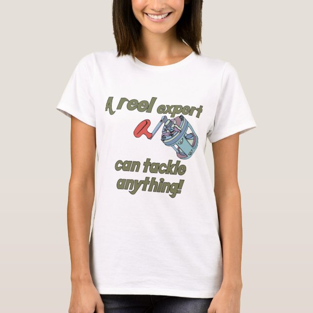 Fishing Reel Expert T-Shirt (Front)
