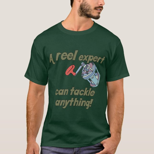 Fishing Reel Expert T-Shirt (Front)