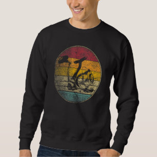 Fishing Reel Fish Rod Tackle Retro Vintage Dad Fat Sweatshirt