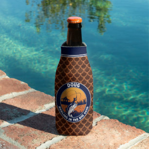 Fishing Reeling It In Bottle Cooler