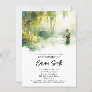 Fishing Retirement Party Invitation