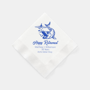Fishing Retirement Party Napkins 