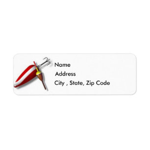 Fishing Return Address Label