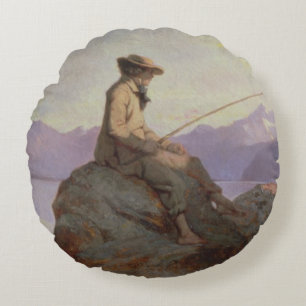 Fishing Round Cushion
