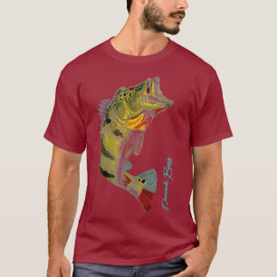 Fishing s PEACOCK BASS Fishing Art Gift For T-Shirt
