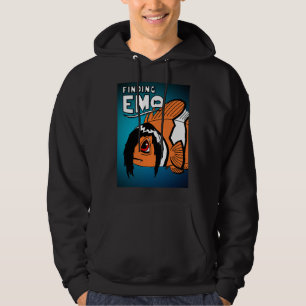 Fishing Sad Clownfish Hoodie
