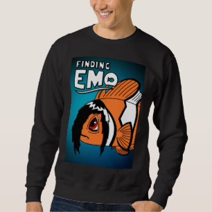 Fishing Sad Clownfish Sweatshirt