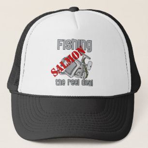 Fishing Salmon The Reel Deal Fishing Shirt Trucker Hat