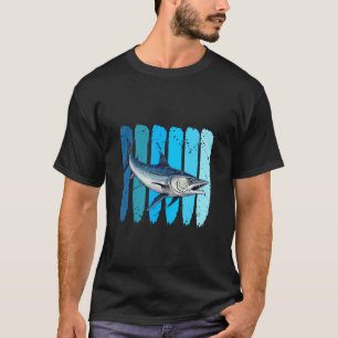 Fishing Saltwater Fish Retro Barracuda Fish Lover  T-Shirt