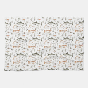 Fishing Seems To Be The Favourite Form Of Loathing Tea Towel