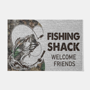 Fishing Shack Welcome Friends Doormat