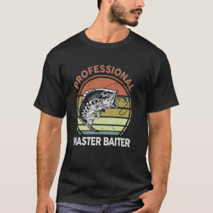 Fishing-Shirt Professional Master-Baiter Funny Gra T-Shirt