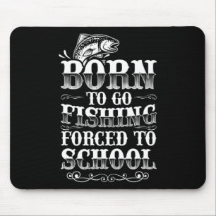 Fishing Shirts Boys Funny Fishing Graphic Kids Fis Mouse Mat