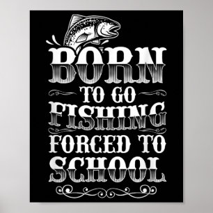 Fishing Shirts Boys Funny Fishing Graphic Kids Fis Poster