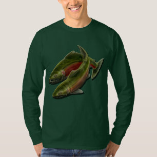 Fishing Shirts Coho Salmon Men's Shirts