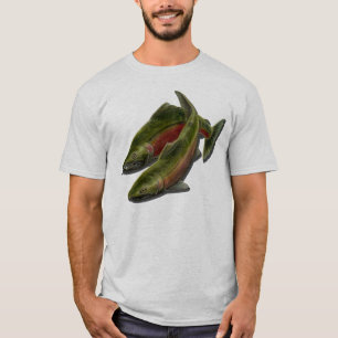 Fishing Shirts Coho Salmon Men's T-shirts