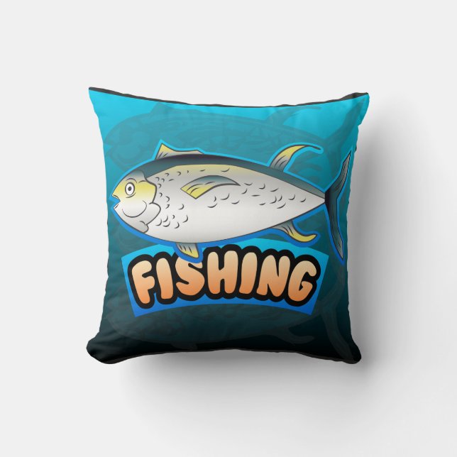 Fishing Sign  Cushion (Front)