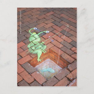 fishing sluggo postcard