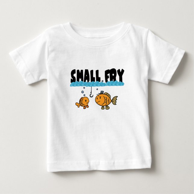 Fishing Small Fry Baby T-Shirt (Front)