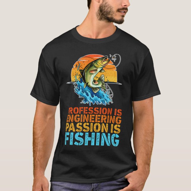 Fishing Solves Most Of My Problems Hunting Solves  T-Shirt (Front)
