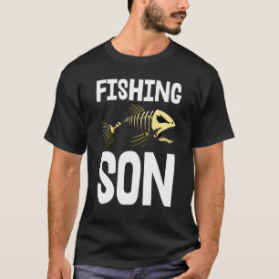 Fishing Son Tee Skeleton Fish Bone Tees Sharp Teet