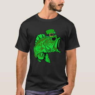 Fishing St Patrick s Day Irish Lucky Fishing For M T-Shirt