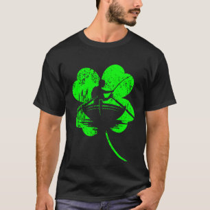 Fishing St Patrick s day shamrock  Fishing T-Shirt