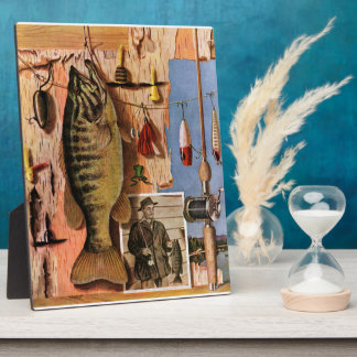 Fishing Still Life by John Atherton Plaque