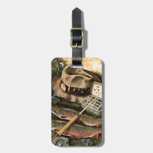 Fishing Still Life Luggage Tag