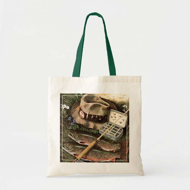 Fishing Still Life Tote Bag (Front)