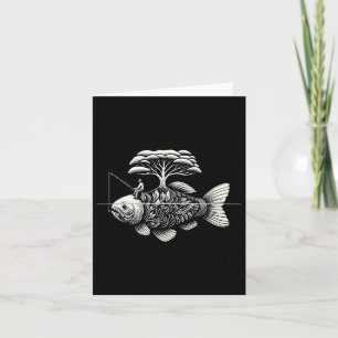 Fishing Supplies Funny Fisherman Creative Nature A Card