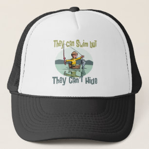 Fishing Swim but Can't Hide Trucker Hat