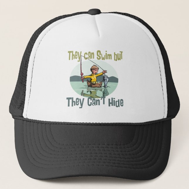 Fishing Swim but Can't Hide Trucker Hat (Front)