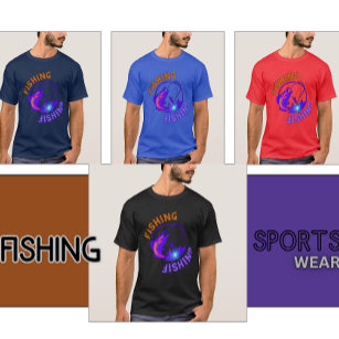 Fishing symbol tilted T-Shirt
