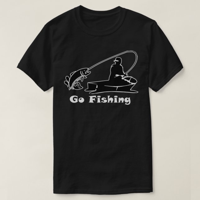 Fishing T hsirt for men and women T-Shirt (Design Front)