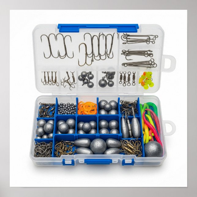 Fishing Tackle Box Poster (Front)